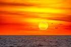 Balis sunsets are considered postcard-perfect, with their stunning colors and breathtaking scenery Art Print